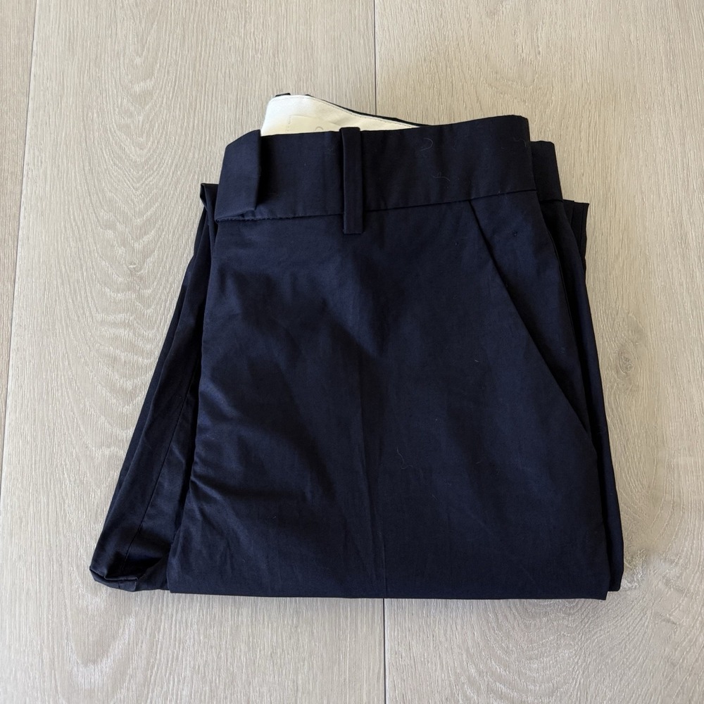 COS Blue Pants Women's Size US 4 Straight Dress Pants Cotton Spandex
